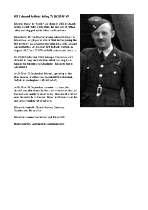 A preview of a PDF biography for Jelley, Edward Arthur